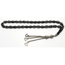 Rus tası Yuvarlak Yarma Alpaka işlemeli Ayyıldız Tesbih